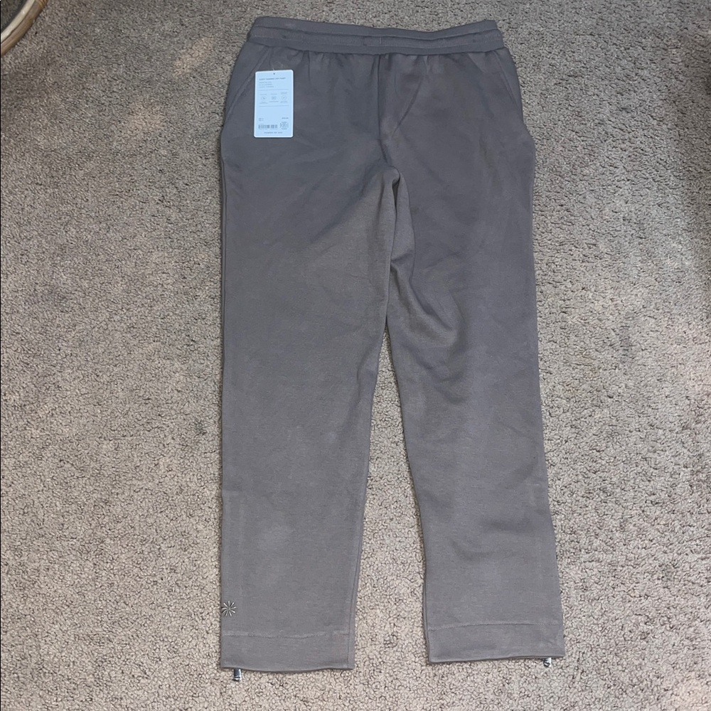 Athleta Cozy Karma‎ Zip Pants Plush Interior Pyrite Medium - Picture 6 of 9